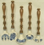 Набор кухонных принадлежностей Дерево, керамика, роспись 60-е годы XX века 1964 г инфо 10982v.