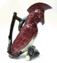 Кувшин "Попугай" (Фаянс, надглазурная роспись - Западная Европа, начало ХХ века) изгибы и рельеф тела птицы инфо 11099v.