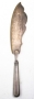 Лопатка-нож для рыбы Металл, серебрение Польша, начало XX века Br Henneberg 1902 г инфо 11118v.