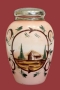Чайница Фарфор, роспись, металл Восток, 30-е годы ХХ века 1932 г инфо 11186v.