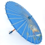 Зонт от солнца (Дерево, ткань, роспись - Китай, 50-е годы XX века) 1950 г инфо 11429v.